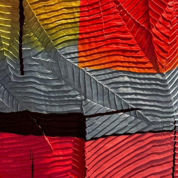 Jamie Sadock Neon Radiance Artsy Crinkled Silky Golf Activewear Vest Top XL - Picture 9 of 10